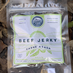 Premium Angus Carne Asada Beef Jerky - Backattack Snacks 
