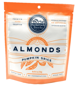 Pumpkin Spice Flavored Almonds (SEASONAL AUG - JAN) - Backattack Snacks 