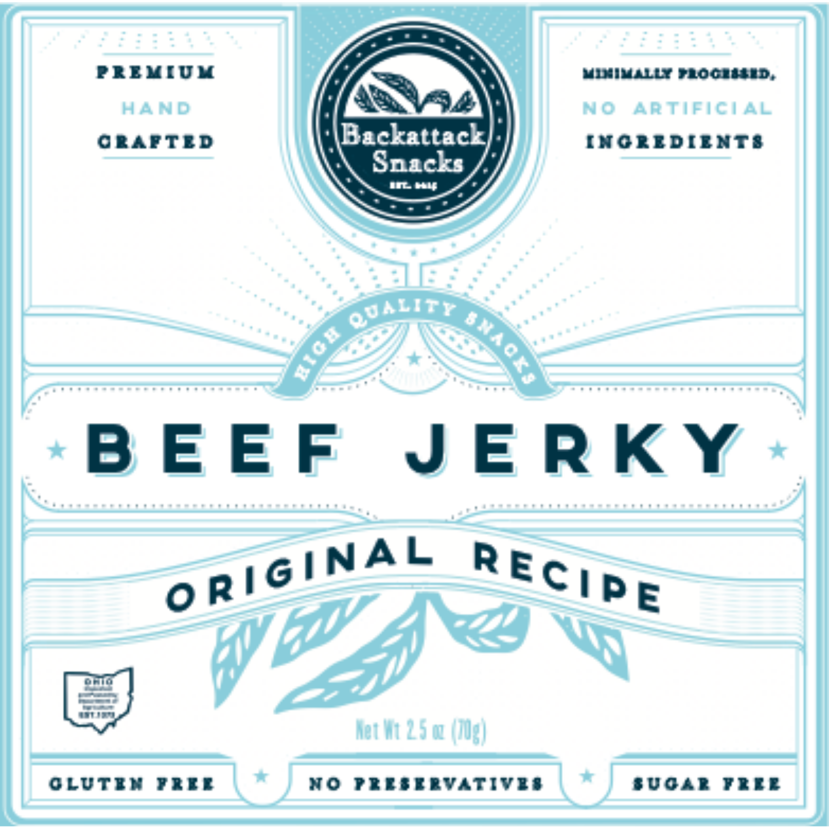 Wholesale Case Original Beef Jerky - Backattack Snacks 